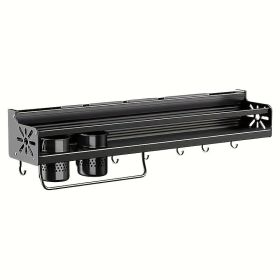 Wall Mounted Cutlery Rack And Camping Kitchen Rack With Spice Rack,Please Note That This Product Is Shipped By Yourself For The Average Shipping Cost